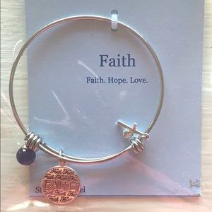NWT faith, hope and love bracelet